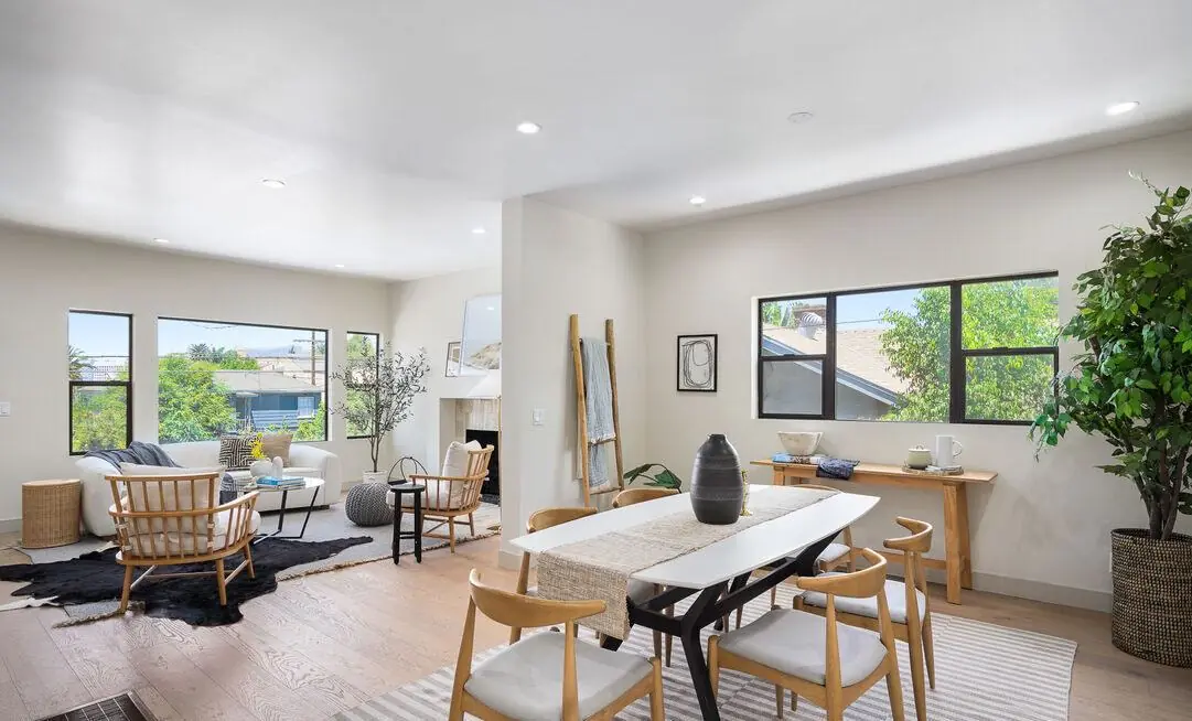 Open plan living and dining, Los Angeles